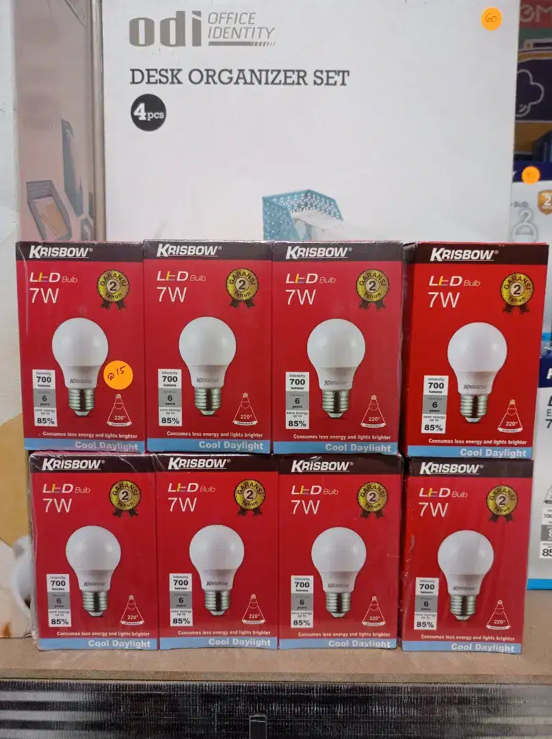 Bohlam Lampu LED Krisbow Ace Hardware 7 Watt Cool DayLight Putih 700lm