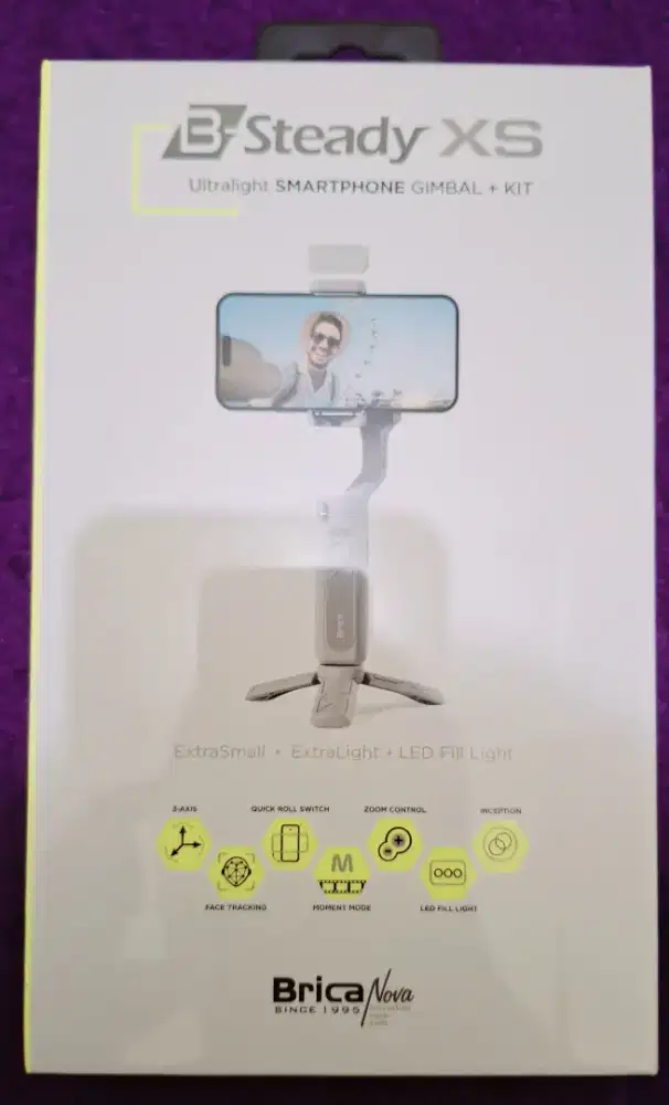 Stabilizer Gimbal Brica B-Steady XS 3 axis BSteady Smartphone kamera