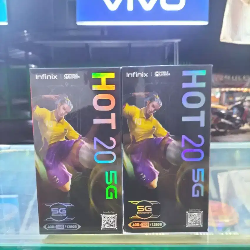 Infinix Hot 20 5G (4/128GB)Segel Dus•BARU•Garansi RESMI