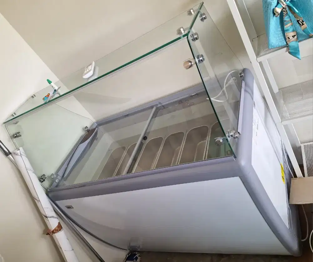 Showcase Gelato Kabinet Es Krim Display Ice Cream 6 Bin RI 360AUG