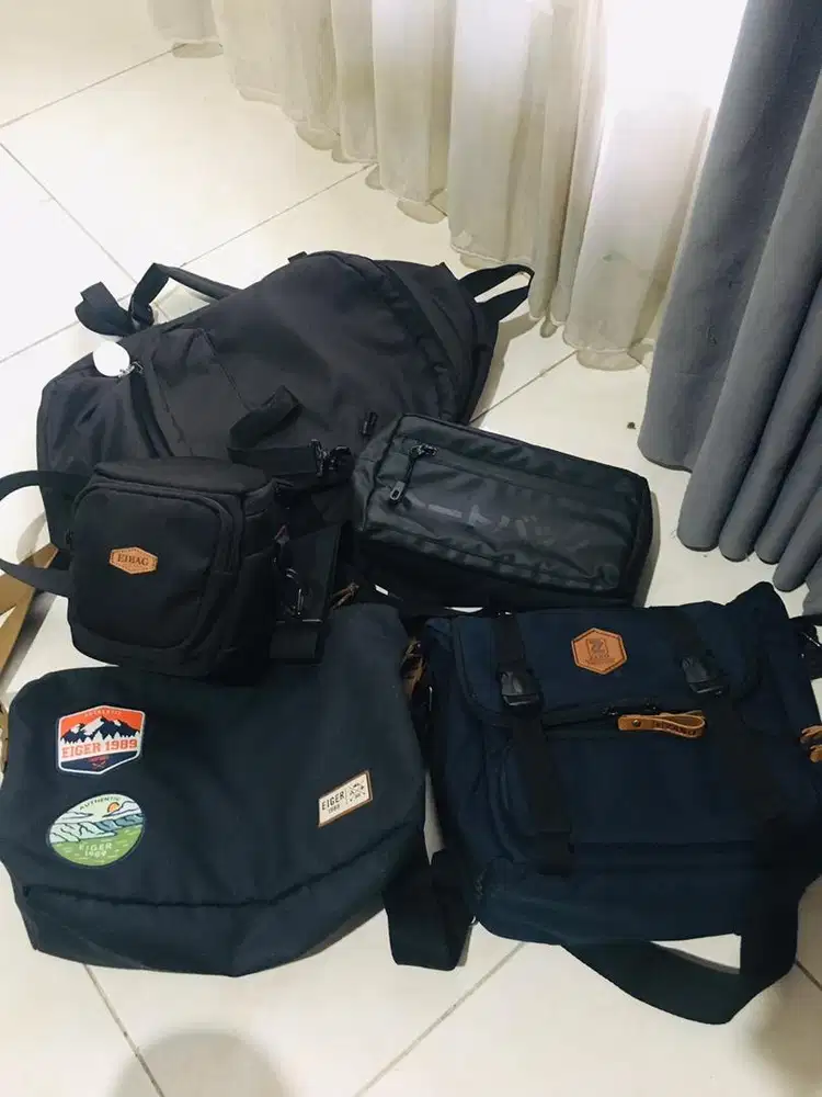 Bundling Tas Backpack Handbag Selempang