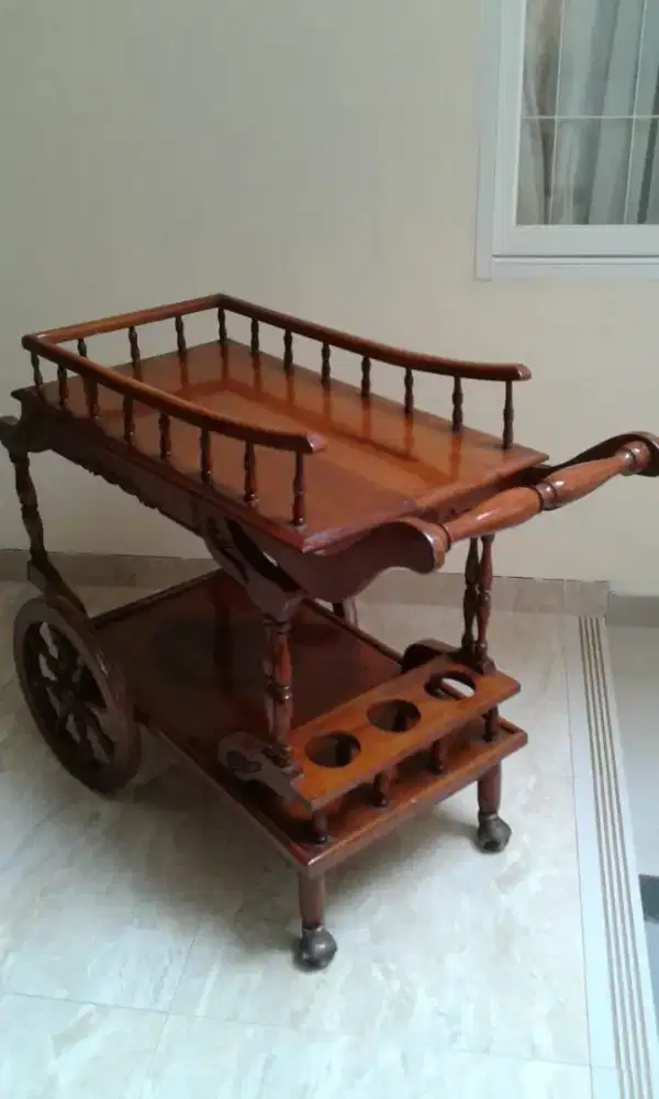 KERETA DORONG MINUMAN JATI TUA