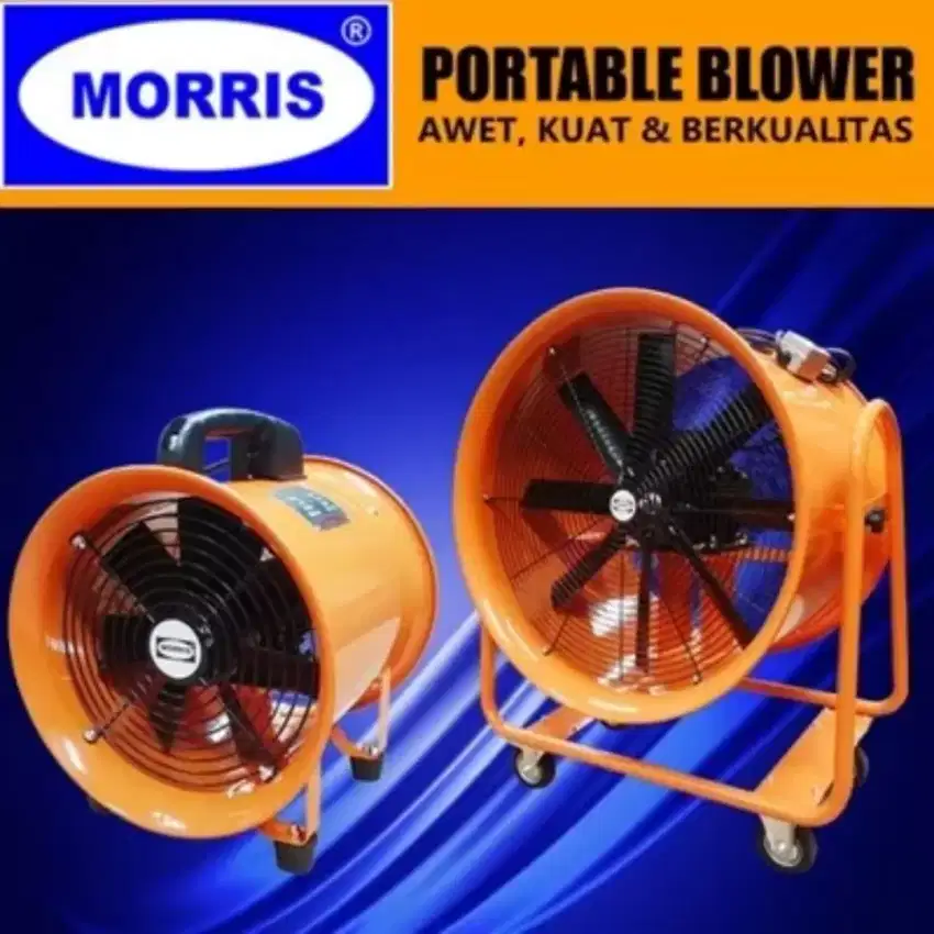 Blower Ventilator Portable 8 10 12 14 Inch Kipas Angin MORRIS ibu WESO