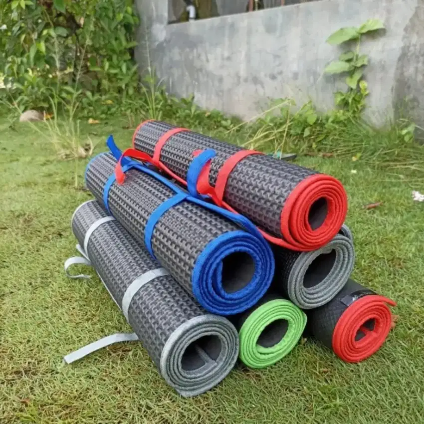 Matras Mini Single 120 x 40 Spon Karet 3mm Outdoor Camping Senam Yoga