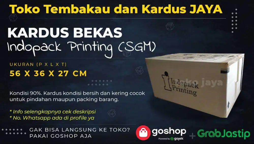 Kardus Bekas Indopack untuk Packing atau Pindahan