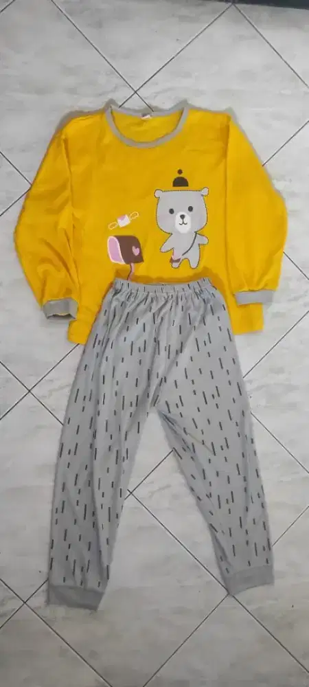 baju setelan lengan panjang