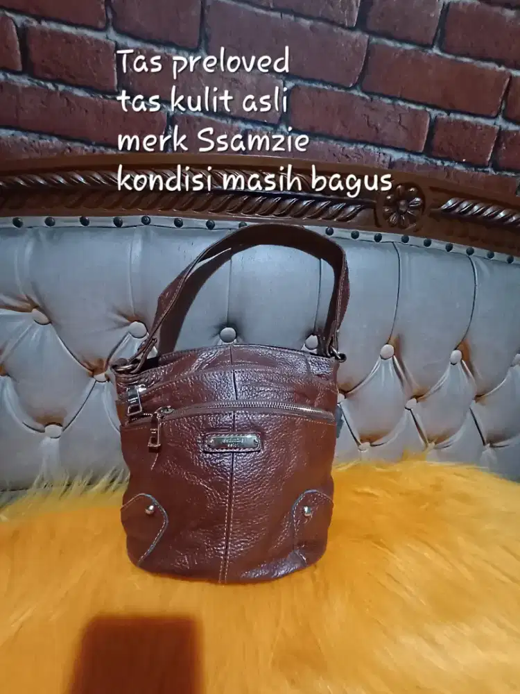 Tas kulit asli merk Ssamzi