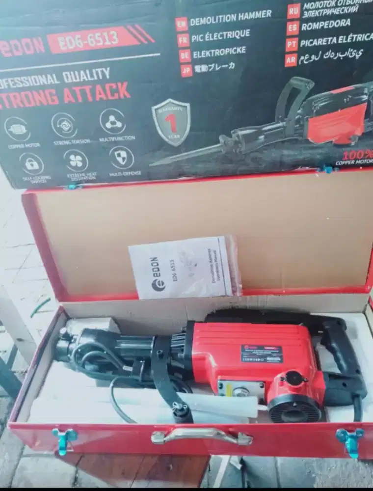 (RUMAH TEKNIK JOGJA)mesin jack hammer komplit matanya, produk.import