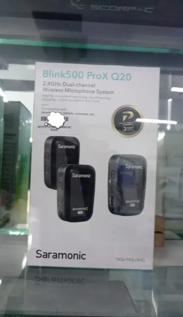 Microphone Mic Saramonic Blink500 ProX Q20 Mikrofon Wireless Audio