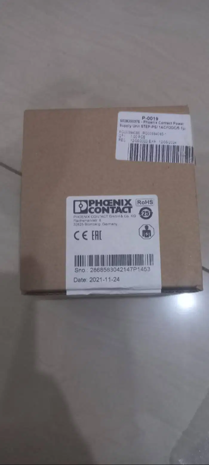 STEP-PS/1AC/12DC/5A 2868583 Power Supply Phoenix Contact