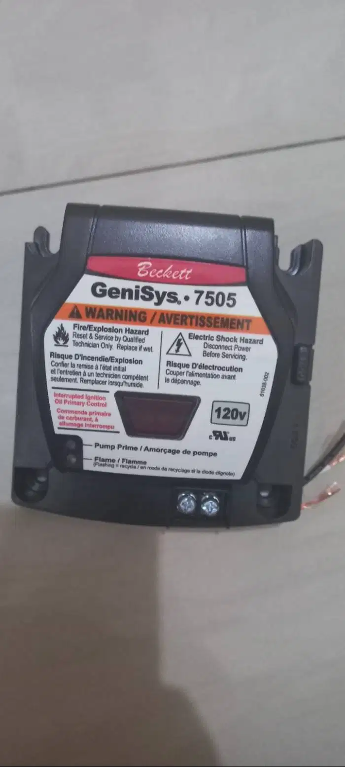 Beckett GeniSys Control 7505 A - 0000, 120 V Oil Burner Control