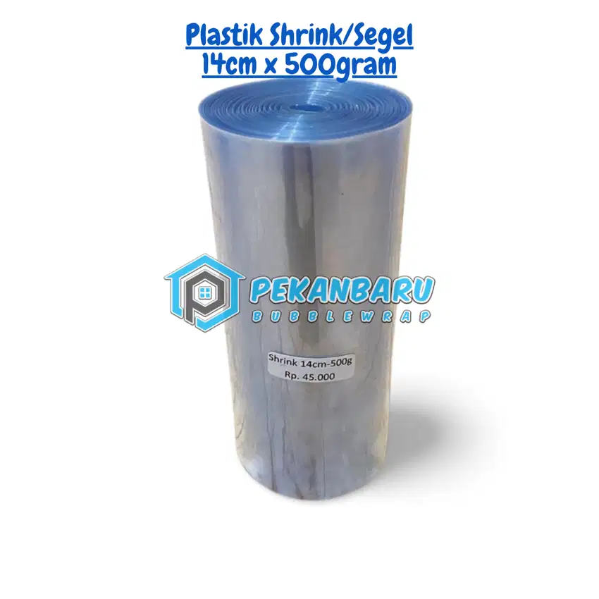 Plastik Shrink / Segel ukuran 14cm x 500gram di Pekanbaru