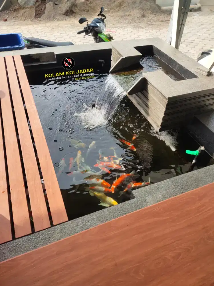 Kolam hias model minimalis