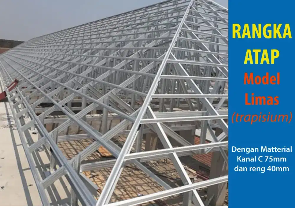 Ahli pemasangan rangka atap baja ringan galvalum