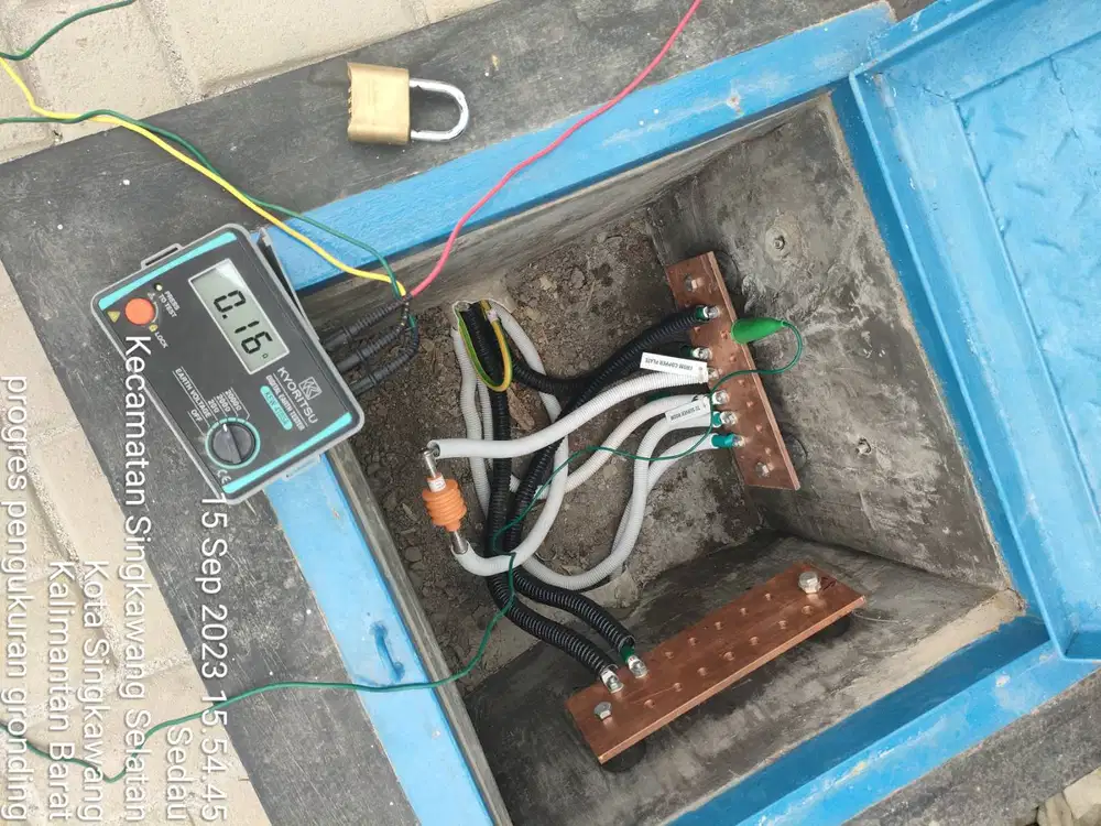 Pekerjaan proyek.lisrtik,grinding sistem,istalsi panel dll