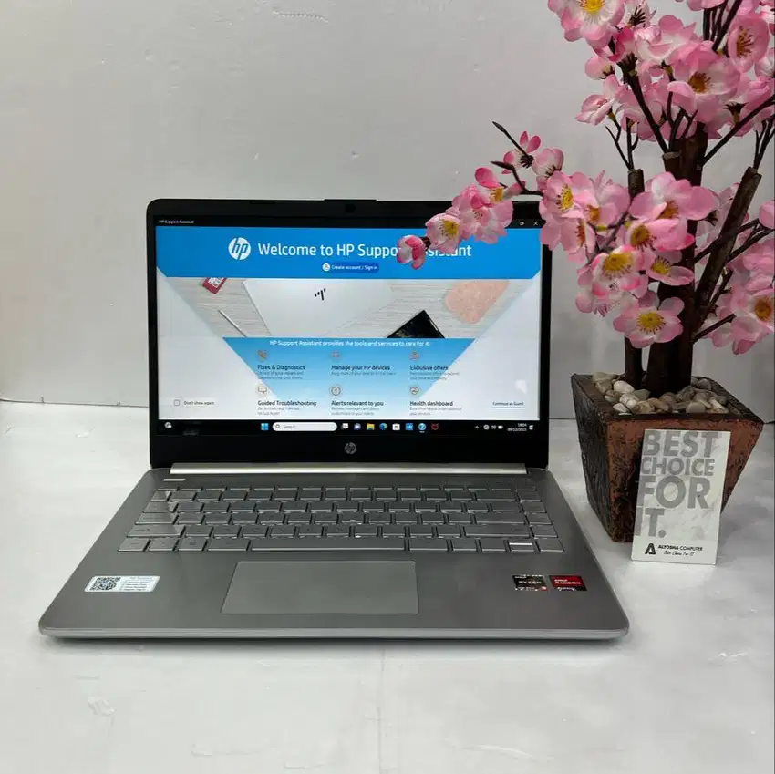 EXTRA DISKON HP 14s FQ1009AU Ryzen 3-5300U 8GB 512GB 14 WIN 11 + OHS