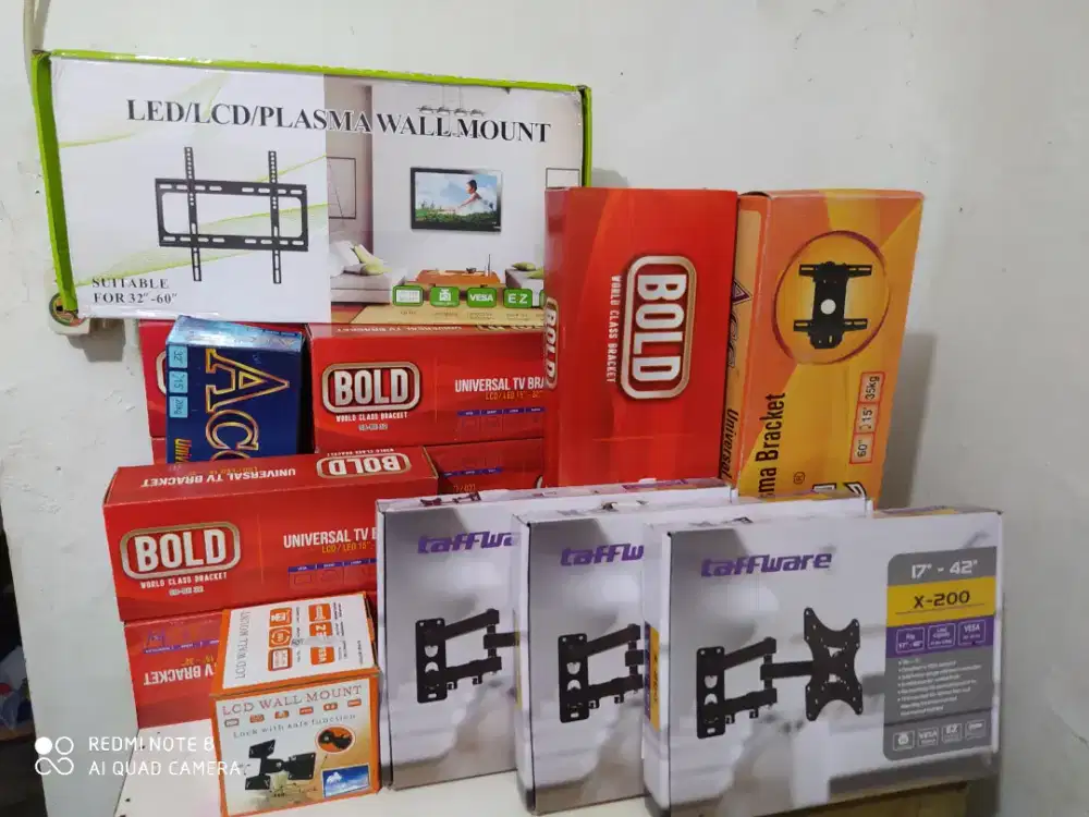 Bracket / braket / breket TV standing swivel telescopic