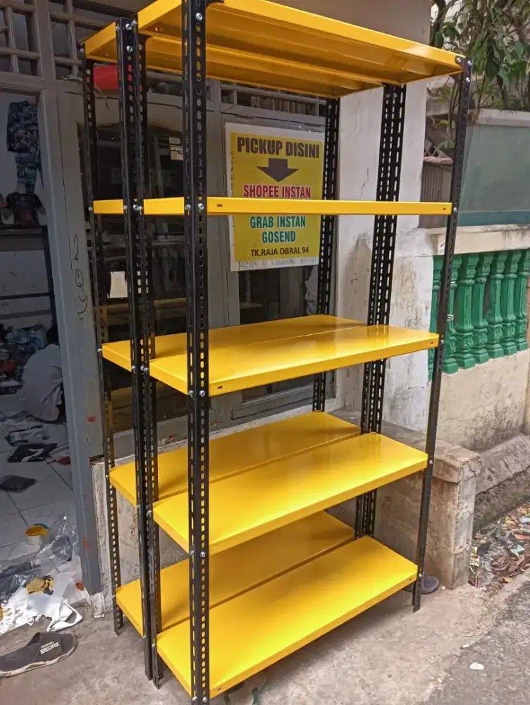 Rak siku besi lubang perkantoran