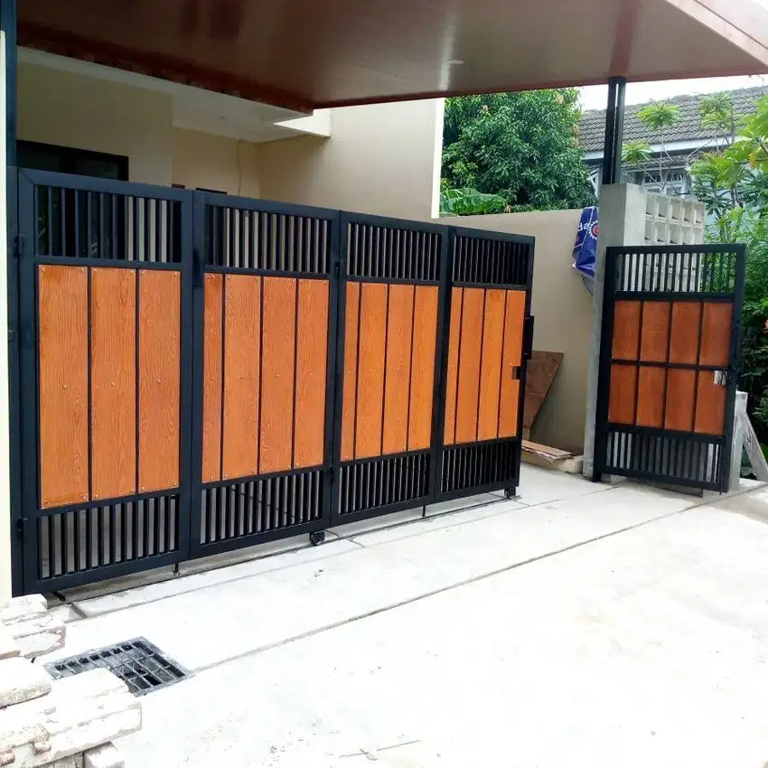 pagar rumah lipat grc