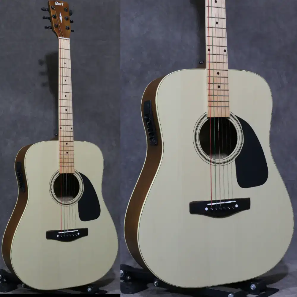 Gitar akustik elektrik jumbo cort baru siap antar cod bayar di tempat