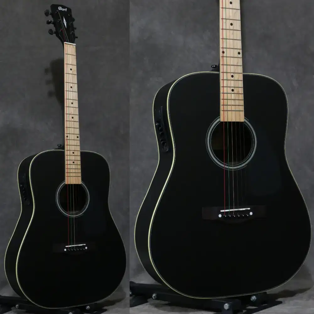 Gitar akustik elektrik jumbo cort baru siap antar cod bayar di tempat