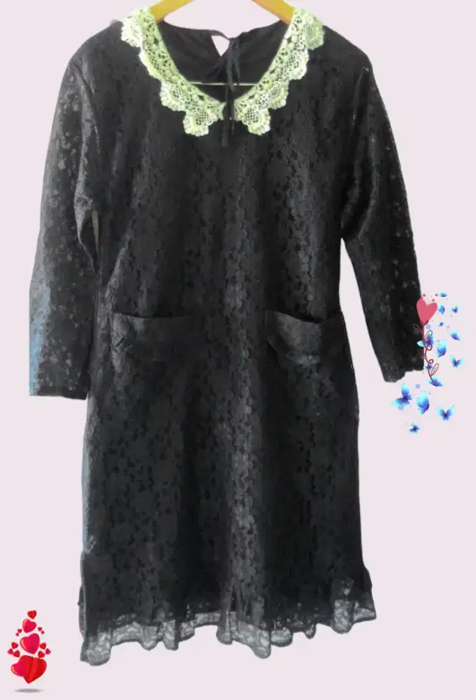 Dress Brukat Premium Cantik,Like New