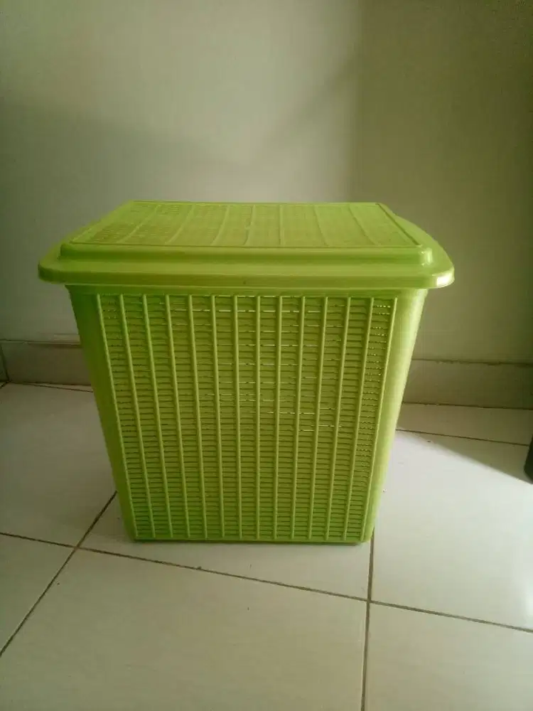 DIJUAL !! Keranjang baju serbaguna plus tutup