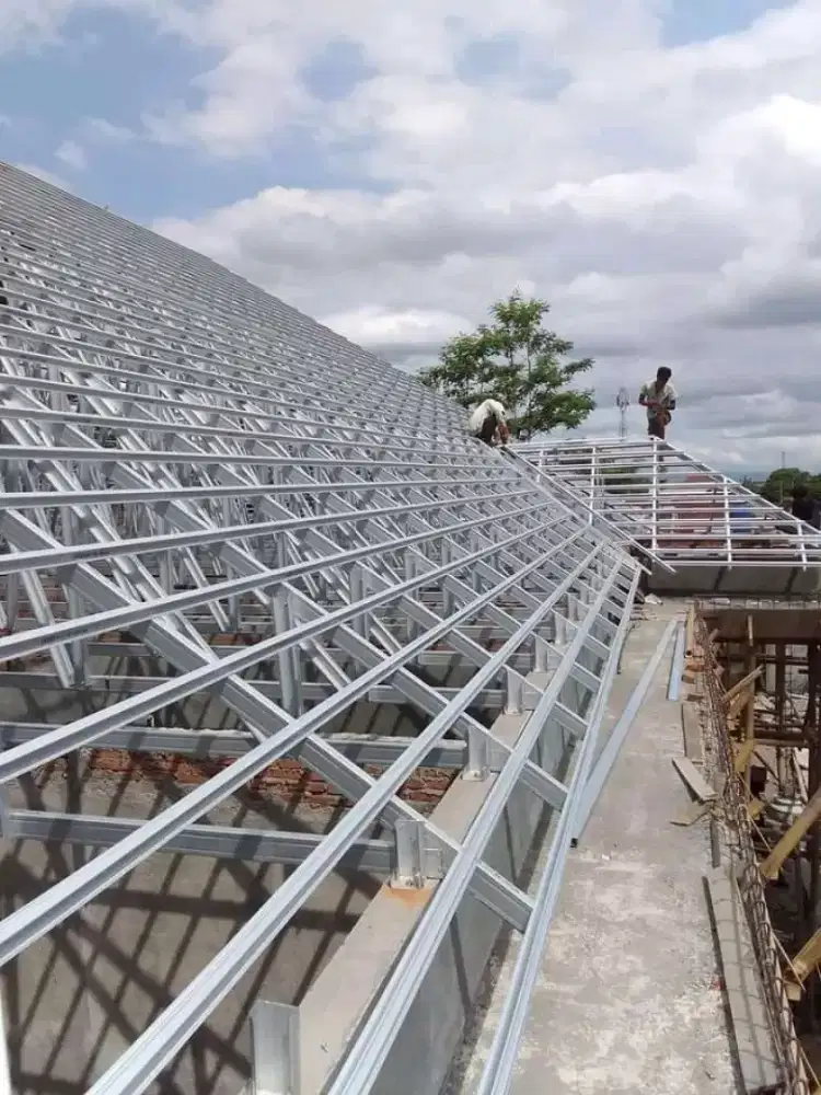 Melayani pemasangan kanopi baja ringan renovasi dll