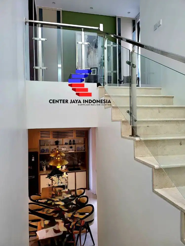 Railing Tangga Stainless Stell Model Viral