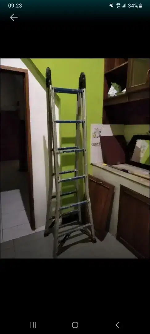 Tangga besi bentuk A 2 meter nego