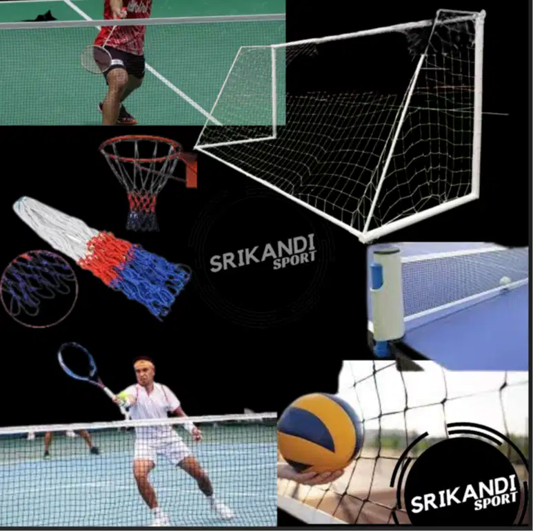 Net Badminton/Voli/Sepak Bola/Futsal Net Jaring Pingpong Tenis Basket