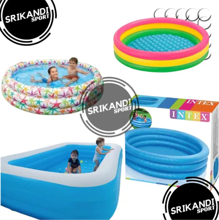 Kolam Pompa Anak Dewasa KECIL/JUMBO Kolam Balon INTEX Kolam Renang