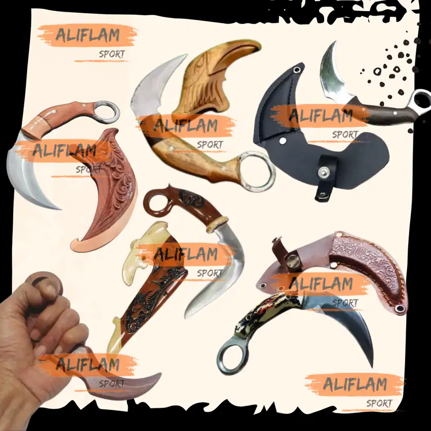 Karambit Silat / Kerambit Minang / Karambit Batik / Elang psht pshw
