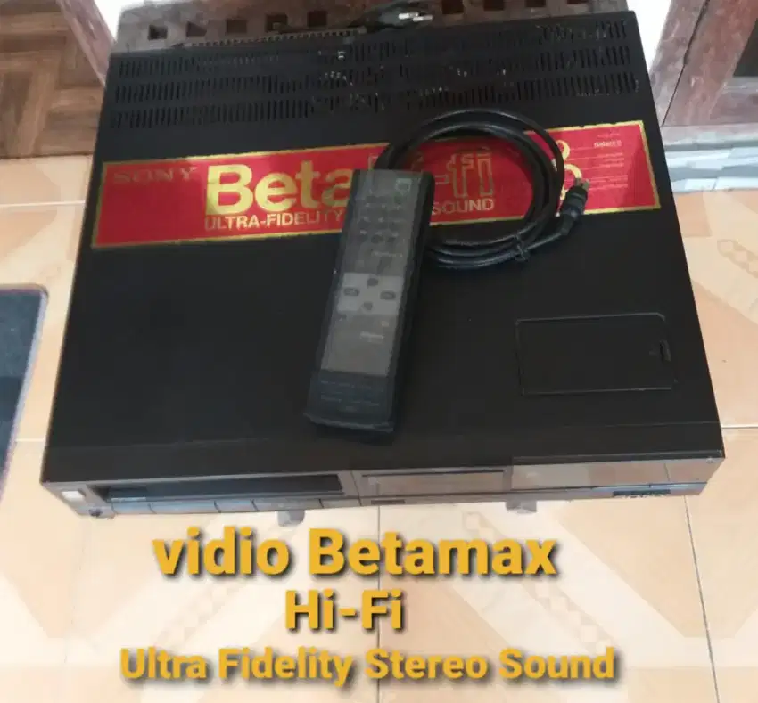 Video Betamax Merek Sony