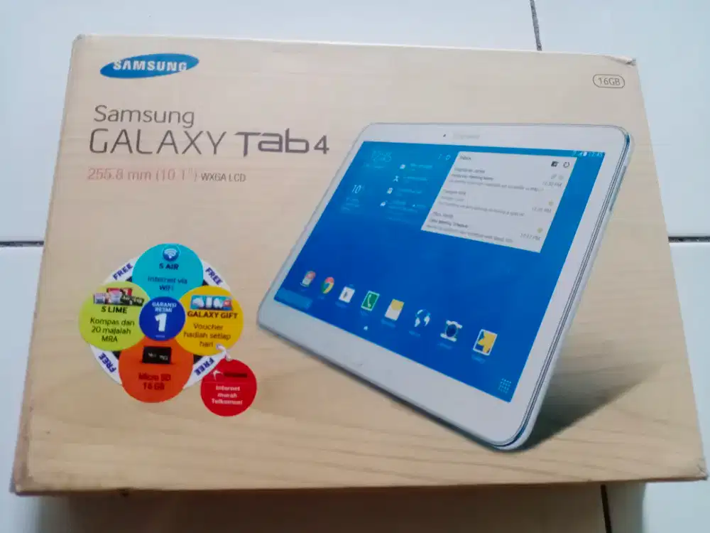 kardus hp Samsung galaxy tab 4(16gb)