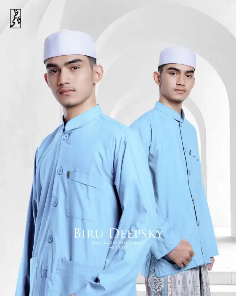 Baju Koko dewasa lengan panjang merk KAZIMI