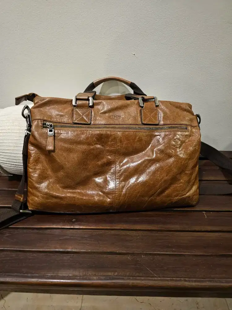 CAMEL ACTIVE Leather Messenger Bag