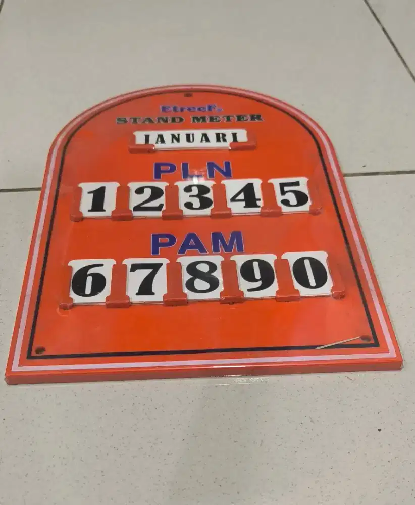 Jual Papan Meter PAM dan PLN