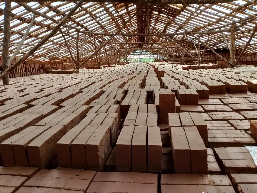 Batu Bata merah bakar 20x10x5 cm