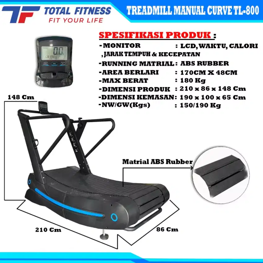 BIG TREADMILL CURVE