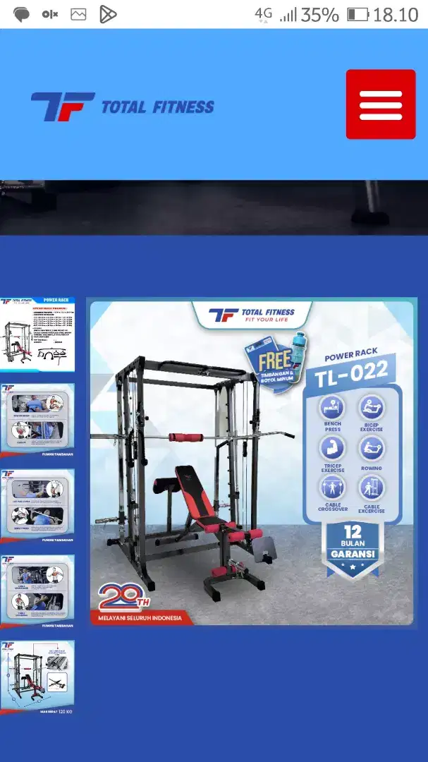 POWER RACK TF 022 MULTY