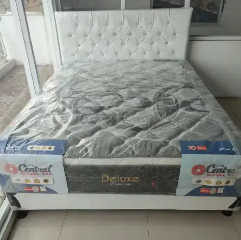 FUL SET SPRINGBED CENTRAL DELUXE PILLOWTOP GARANSI 10 THN BERBAGI SIZE
