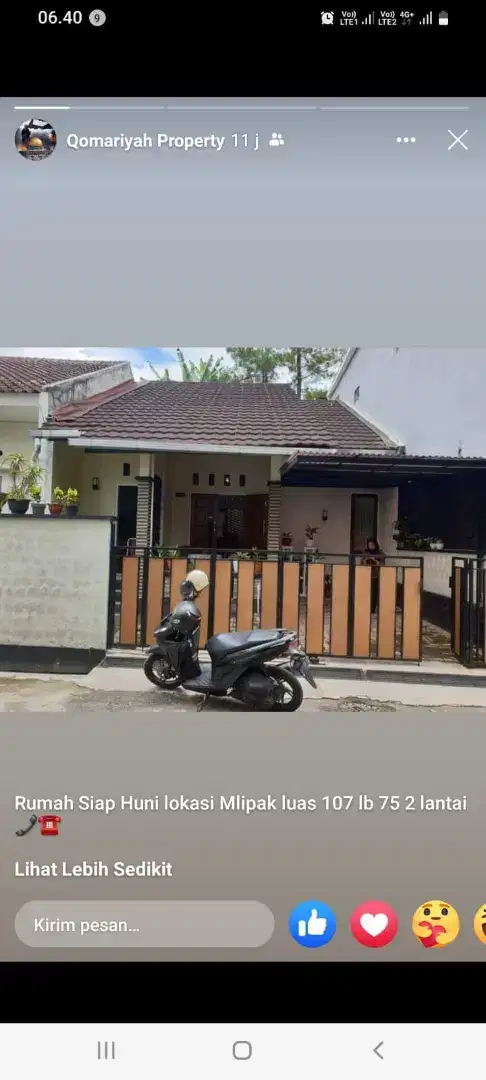 Di jual cepat Rumah 2 lantai