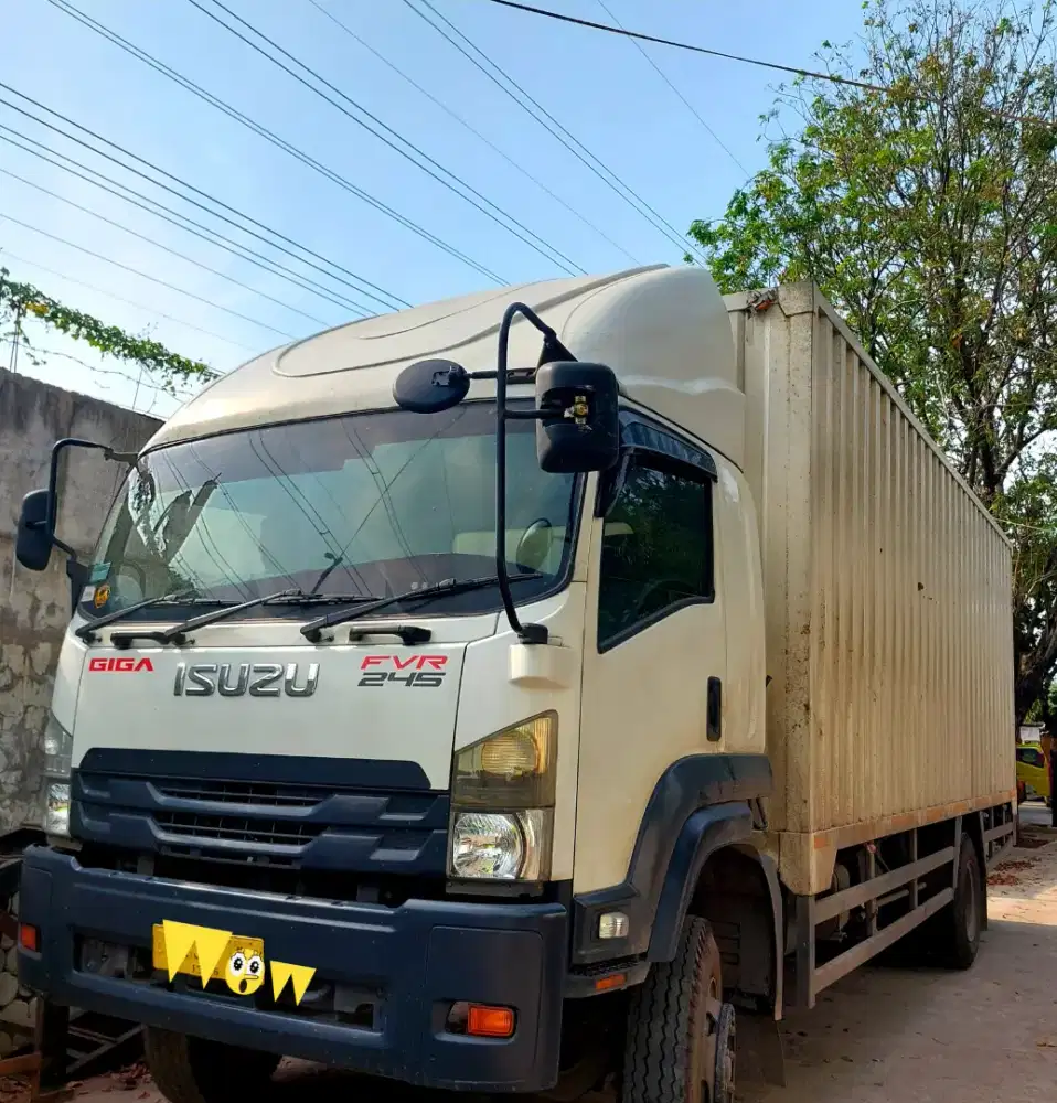 Isuzu GIGa FVR 245PS Box Besi Jumbo 6ban Fullors Turbo/Hino Lohan/Fuso ...