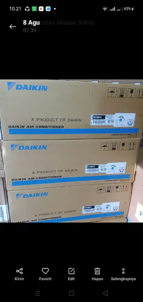 Jual AC baru dan second bergaransi