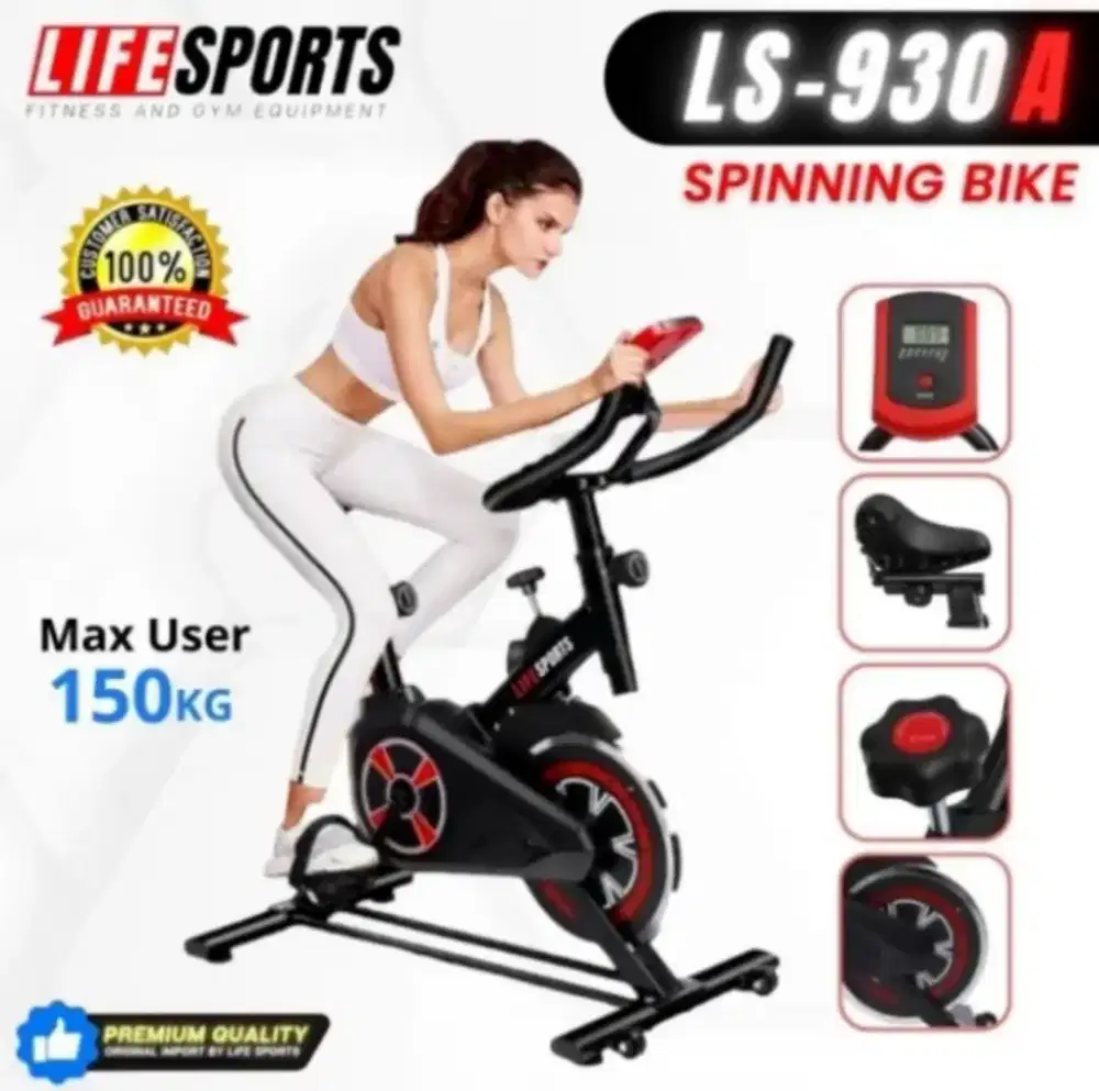 Spinning Bike Lifesports LS-930A / alat olahraga sepeda rumahan murah
