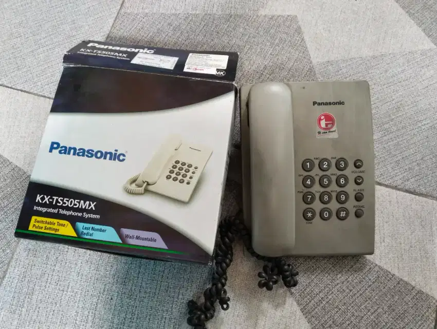 Telepon Rumah Panasonic Secend Normal