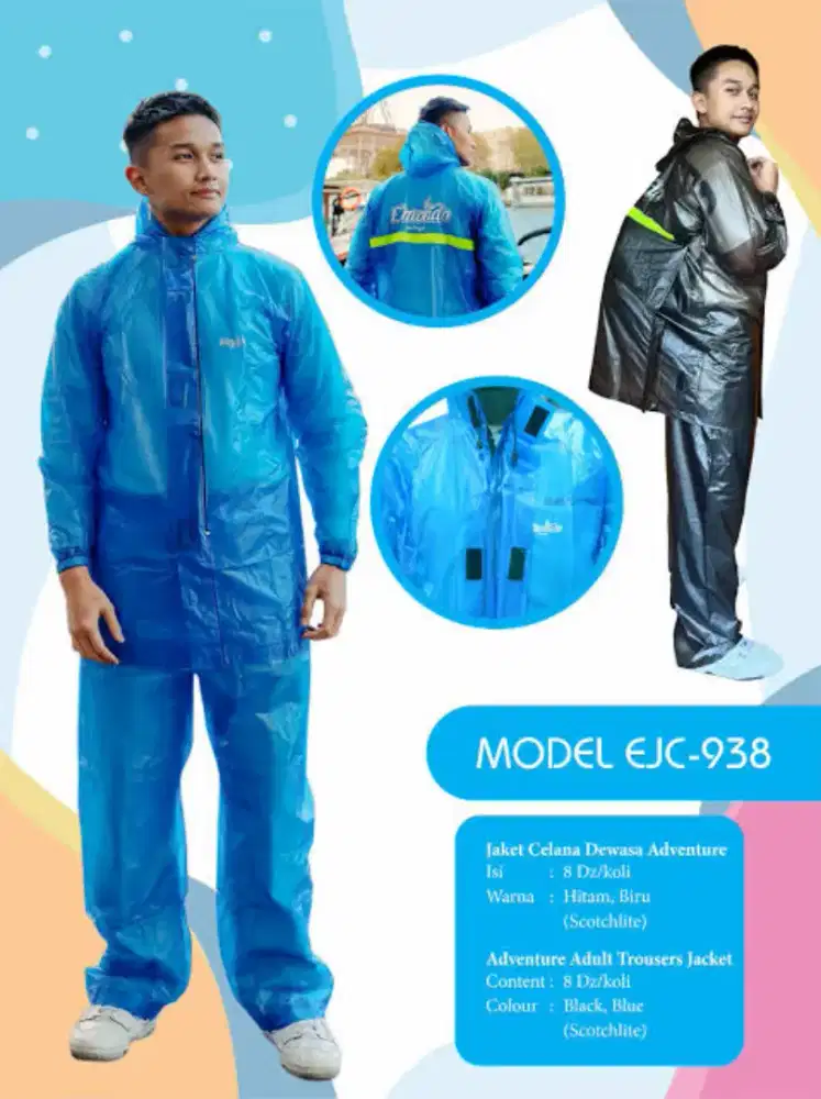 Jas Hujan Elmondo Adventure