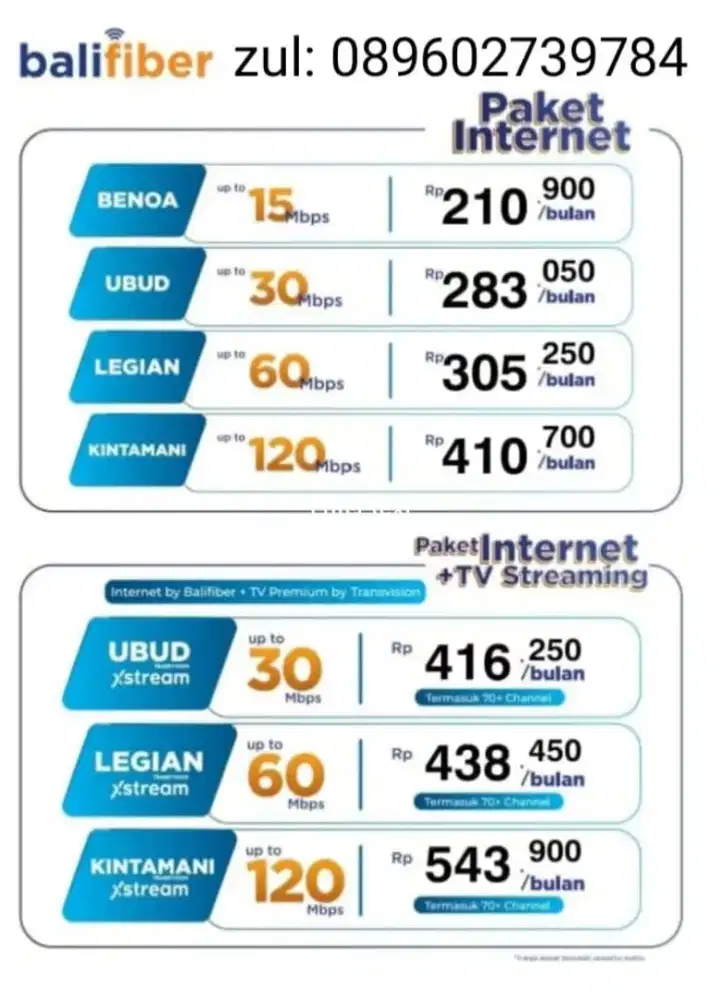 Wifi balifiber unlimited
