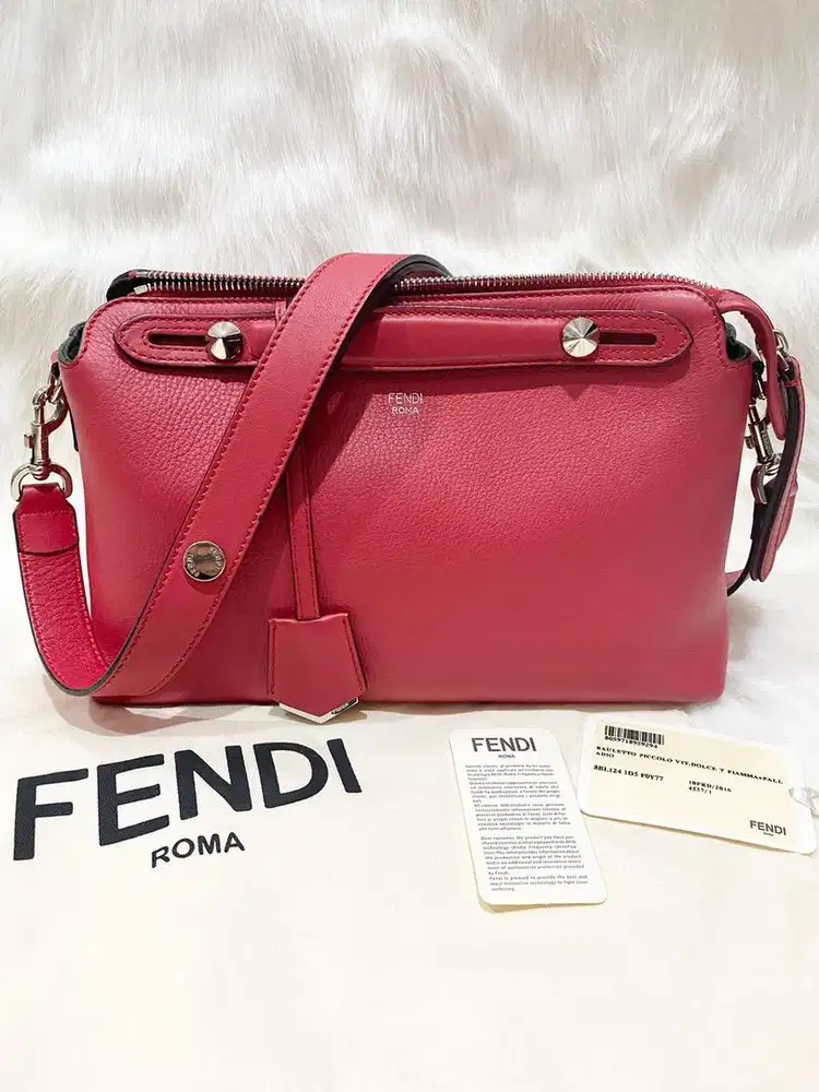 tas fendi btw by the way red ori